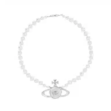 Vivienne Westwood Bas Relief Pearl Necklace