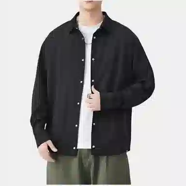 金盾 纯色休闲潮流长袖衬衫 男款