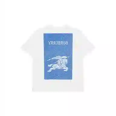 Burberry Logo Print T-Shirt White