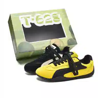 T628 Synthetic Leather Low Casual Sneakers