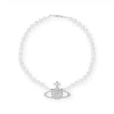 Vivienne Westwood Bas Relief Pearl Necklace