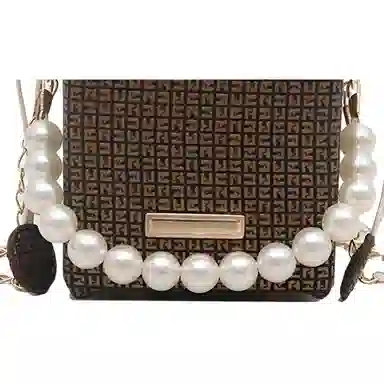 米囹 时尚百搭 水桶包 单肩斜挎包 常规 黑色