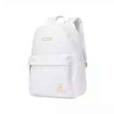 Jordan Snake Pattern Backpack White Gold