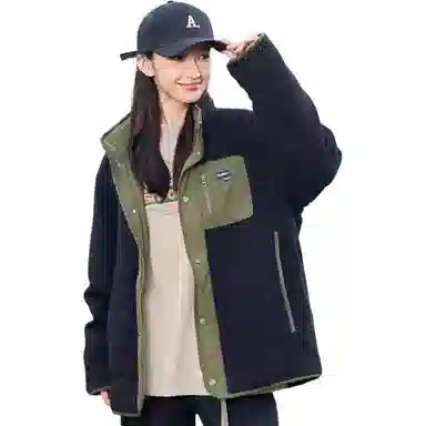 鸭鸭 拉链通勤立领长袖羽绒服 男女同款