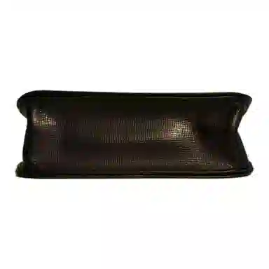 BALLY Classic Printed Leather Clutch Black