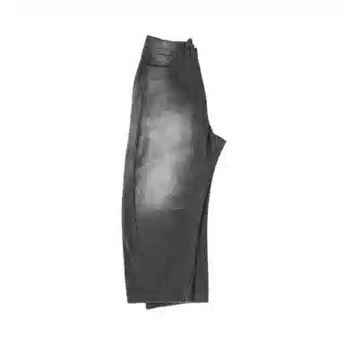 LANQI MONTE Washed Wide-Leg Jeans