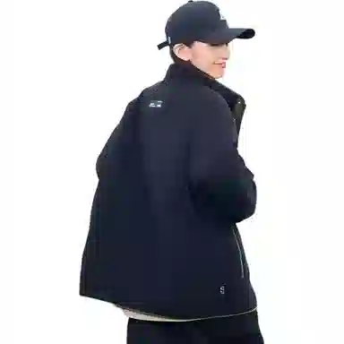 鸭鸭 拉链通勤立领长袖羽绒服 男女同款