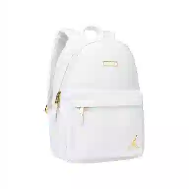 Jordan Snake Pattern Backpack White Gold