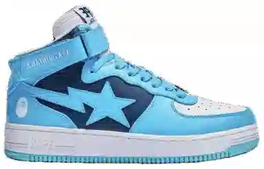 A BATHING APE STA MI Light Blue