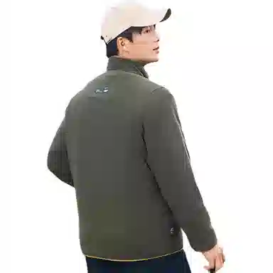 鸭鸭 拉链通勤立领长袖羽绒服 男女同款