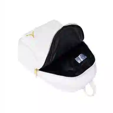 Jordan Snake Pattern Backpack White Gold