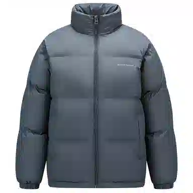 鸭鸭 户外极寒系列 纯色韩版休闲基础百搭短款立领运动面包羽绒服 男女同款