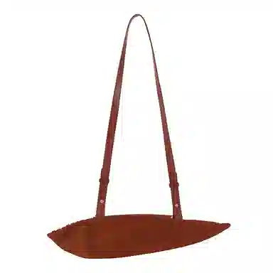 Crying Center Suede Dumpling Bag Small Crossbody
