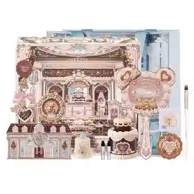 花知晓 甜心小熊系列彩妆套装礼盒 哑光清透自然