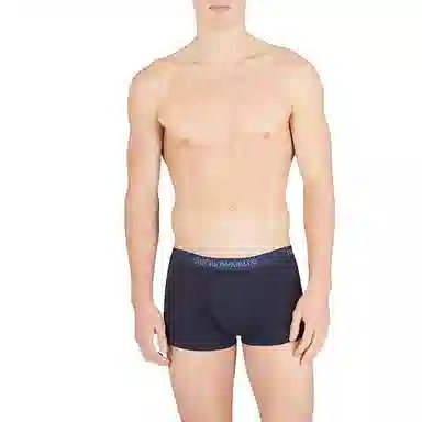 Emporio Armani FW24 Blue Boxer Briefs 3-Pack