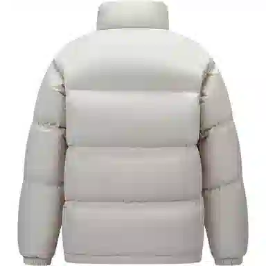 鸭鸭 户外极寒系列 纯色韩版休闲基础百搭短款立领运动面包羽绒服 男女同款