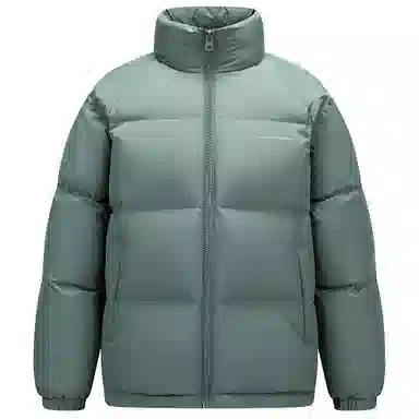 鸭鸭 户外极寒系列 纯色韩版休闲基础百搭短款立领运动面包羽绒服 男女同款