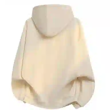 阿凡迪 校园童趣【重磅华棉】美式简约基础款卡通动物字母撞色仿刺绣高级感印花高街个性潮流百搭通勤无性别宽松连帽卫衣 男女同款