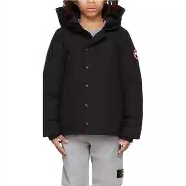 Canada Goose Kids Slim Fit Down Jacket Black