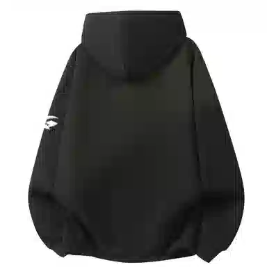 阿凡迪 【重磅华棉】美式潮流校园基础款品牌字母复古涂鸦印花高街通勤个性穿搭少年感无性别主义宽松简约拉链开衫连帽卫衣 男女同款