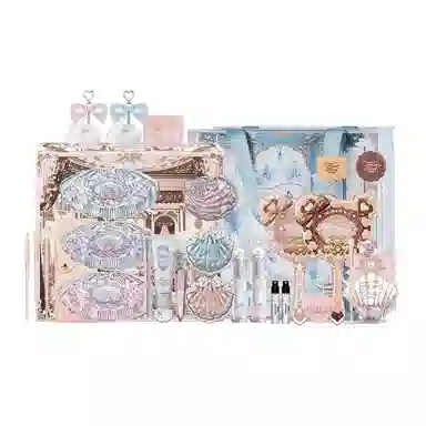 花知晓 汐浪乐章礼盒彩妆套装 易上色气色 二十五件套