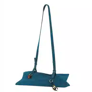 Crying Center Suede Dumpling Bag Small Crossbody