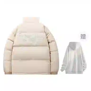 Lightning X Storm Retro College Style Puffer Jacket