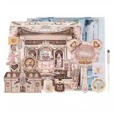 花知晓 甜心小熊系列彩妆套装礼盒 哑光清透自然