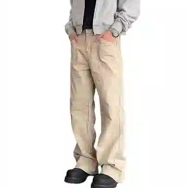 Struggle Vintage95 Wide Leg Jeans Khaki