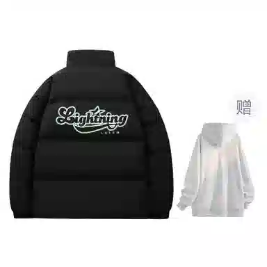 Lightning X Storm Retro College Style Puffer Jacket