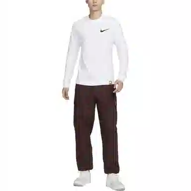 Nike Sportswear Club Crew Long Sleeve Tee White