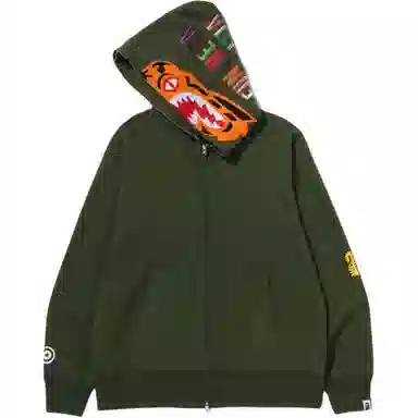 A Bathing Ape FW25 Full Zip Tiger Hoodie