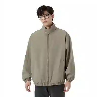 【dme】 潮流简约日系复古底特律宽松休闲白鸭绒夹克男冬季时尚立领中性户外运动羽绒服 男女同款