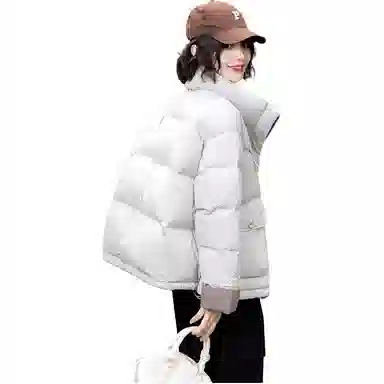 鸭鸭 时尚百搭连帽加厚短款羽绒服 女款