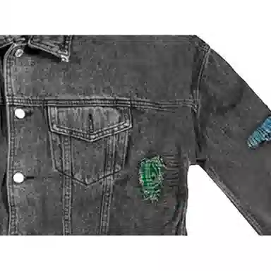 SSSAINT LOUIS Denim Jacket Black