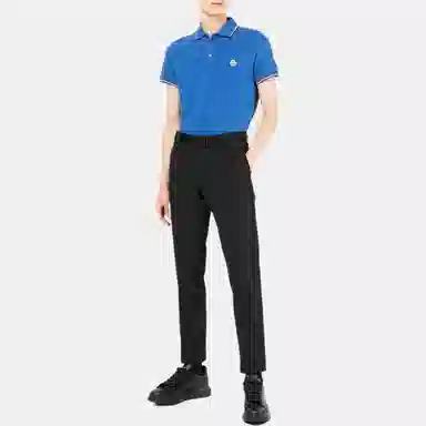 Moncler Polo Shirt Blue