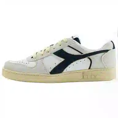 Diadora Magic Basket Low Suede Leather White