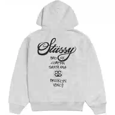 Stussy SS25 World Tour HOODIE logo