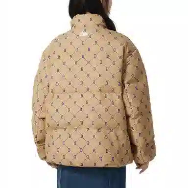 MLB Basic Boston Red Sox Down Jacket Light Beige