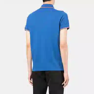 Moncler Polo Shirt Blue