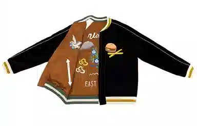 Vandy The Pink x Official Merchandise Bomber Jacket Black