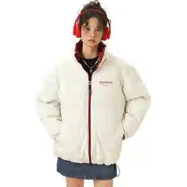 Warrior Basic Retro Lettering Cotton Jacket