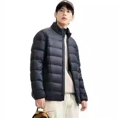 佐丹奴 立领纯色舒适羽绒服 男款