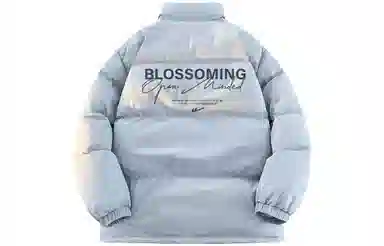 Warrior Basic Retro Lettering Cotton Jacket