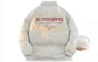 Warrior Basic Retro Lettering Cotton Jacket