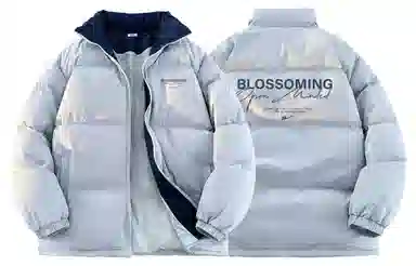 Warrior Basic Retro Lettering Cotton Jacket