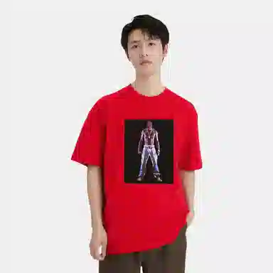 Supreme Tupac Hologram Tee Red