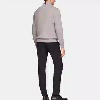 Tommy Hilfiger Logo Half-Zip Knit Sweater