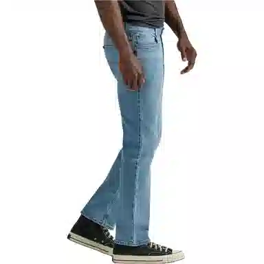 Lee Mid-Rise Flare Jeans Light Blue