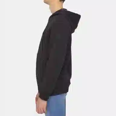 Moncler SS23 Logo Zip Sweatshirt Black